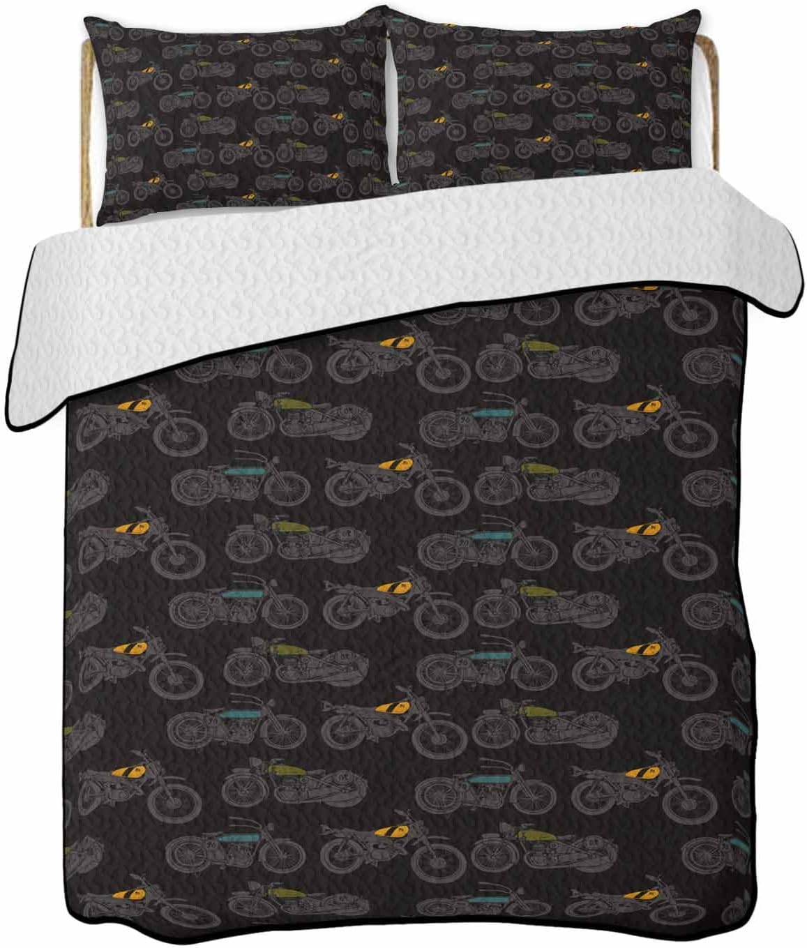 TocaHome Summer Quilt Twin XL Set with 2 Pillowcases