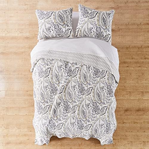 Levtex Home Tamsin Grey Quilt Set - King Size 1