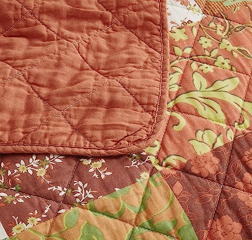 Chezmoi Leilani 3-Piece Boho Cotton Quilt Set