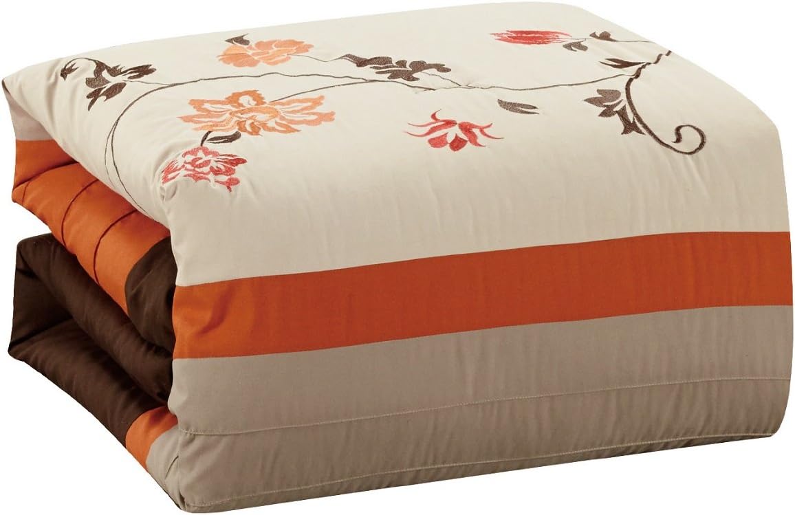Chezmoi Collection Serene 7-Piece Comforter Set Queen