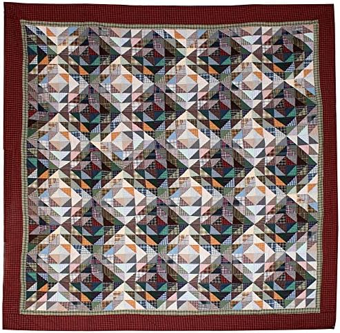Patch Magic Amazingly Red Super Queen Quilt Set