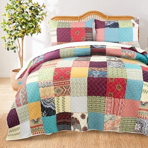 Greenland Home Renee Upcycle Cotton-Lined Quilt Set TwinXL 2-Piece
