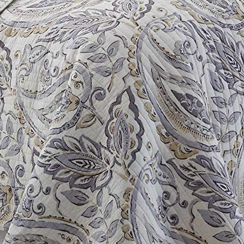 Levtex Home Tamsin Grey Quilt Set - King Size 1
