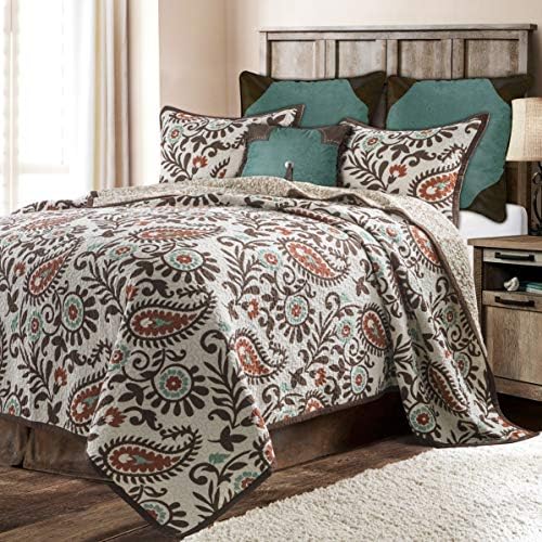 Paseo Road Rebecca 3 Piece Quilt Set with Pillow Shams