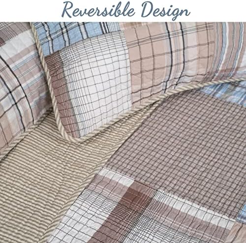 Cozy Line Home Fashions Reversible Quilt Bedding Set