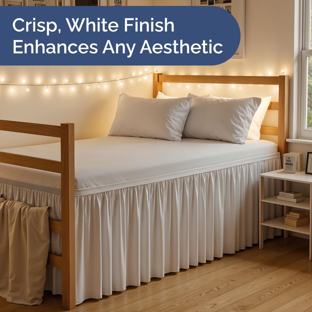 CGK Unlimited Wrap Around Bed Skirt - Twin XL 30 Inch Drop