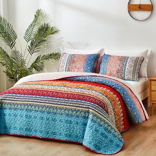 WONGS BEDDING Boho Twin Quilt Set