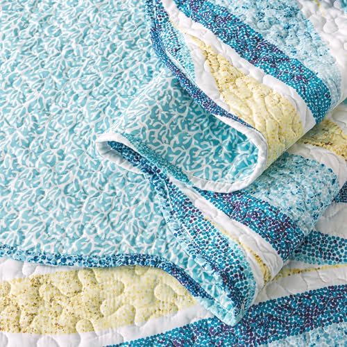 HoneiLife Ocean Quilt Queen Set 3 Piece 1