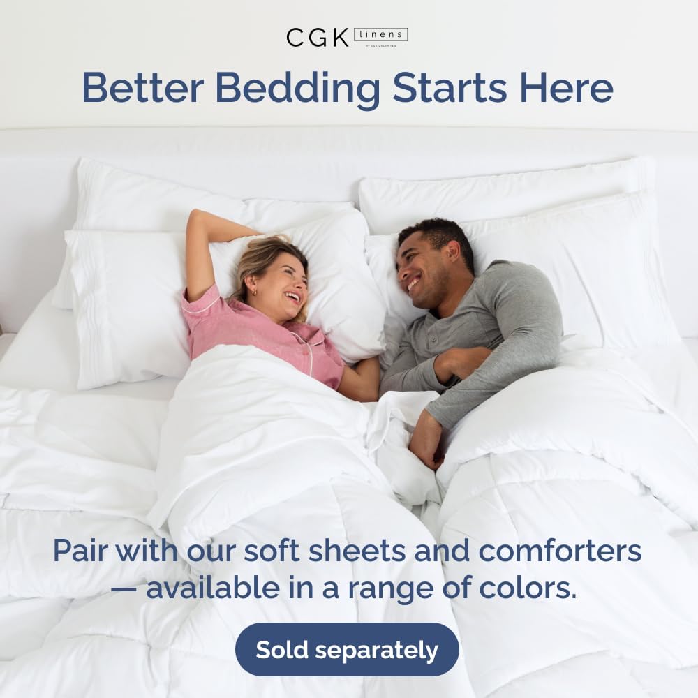 CGK Unlimited Bed Skirt Twin Size Ruffle 12 Inch Drop