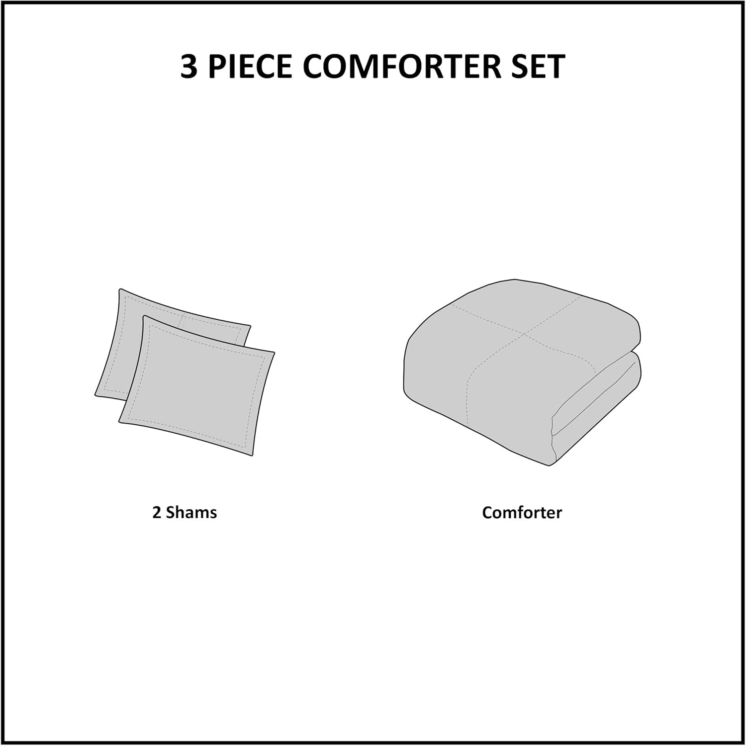 Woolrich Plaid Grey Comforter Set Twin 2 Piece