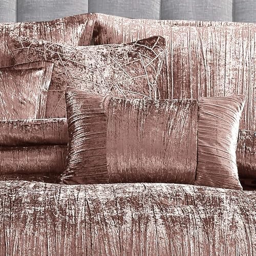 Riverbrook Home Turin Comforter Set King Blush 7 Piece