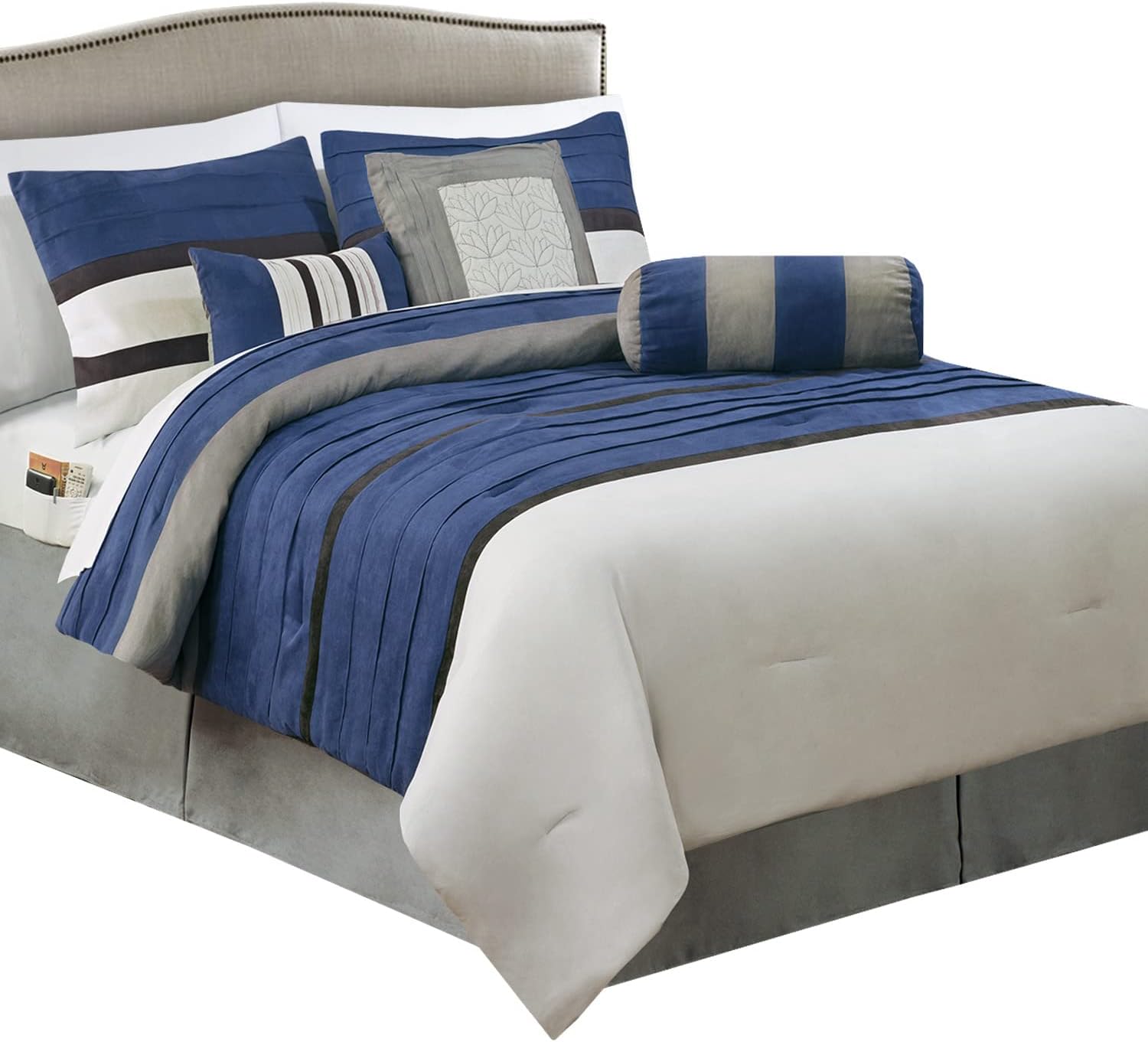Elegant Comfort 12PC King Bed-in-a-Bag Set