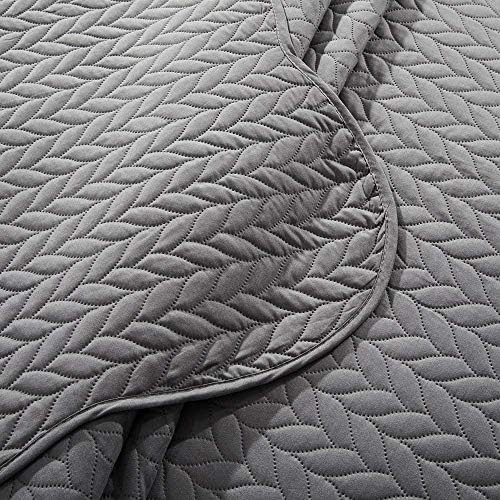 MOONLIGHT20015 Twin Quilt Set with Pillow Sham for All Seasons