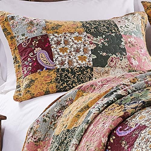 Greenland Home Antique Chic 100 Cotton Quilt Set Twin XL