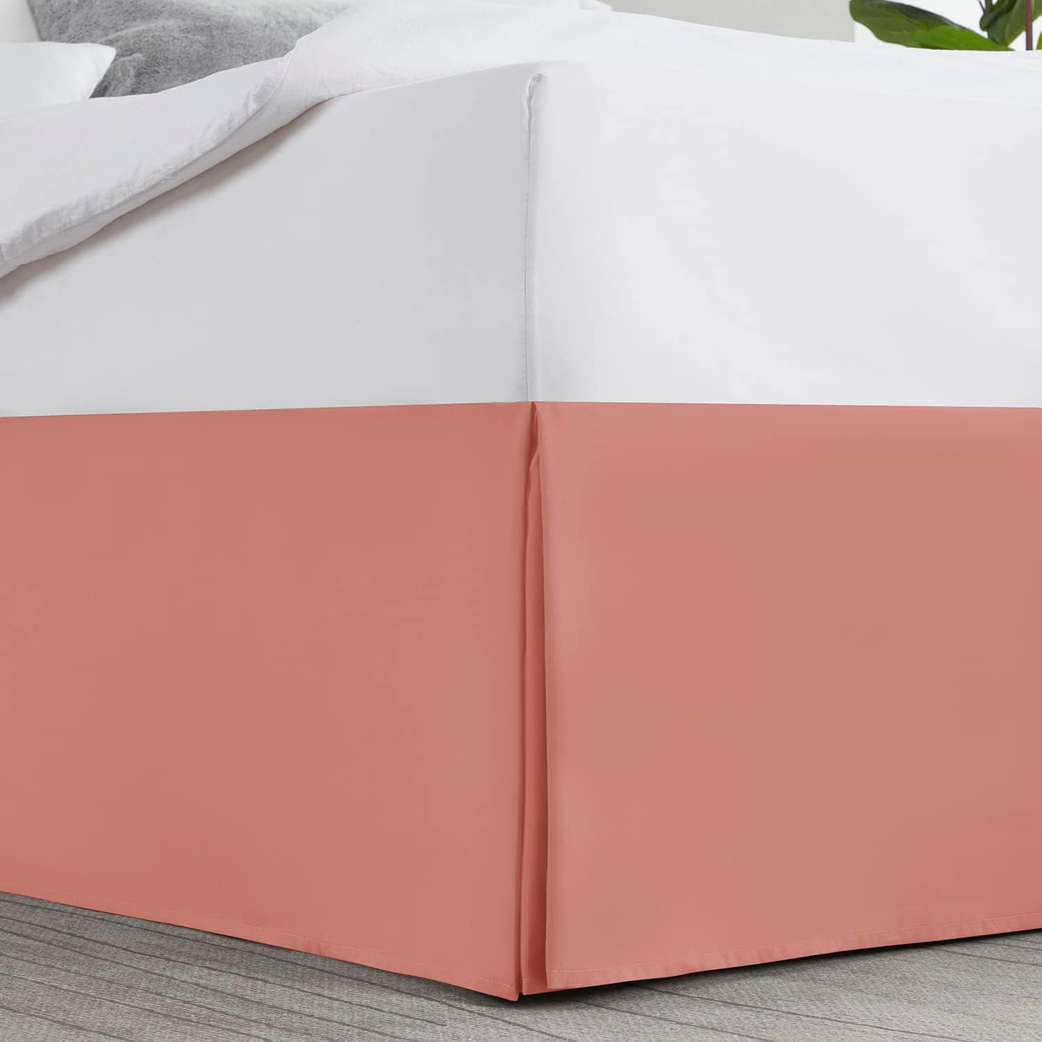 Nestl Misty Rose Full XL Bed Skirt