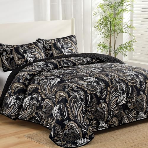 WONGS BEDDING Boho Quilt Set Queen Size