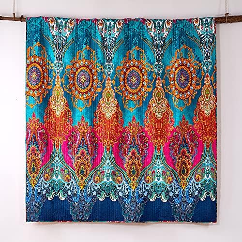 Levtex Home Mackenzie Quilt Set - KingCal King - Bohemian Pattern - Reversible - Cotton