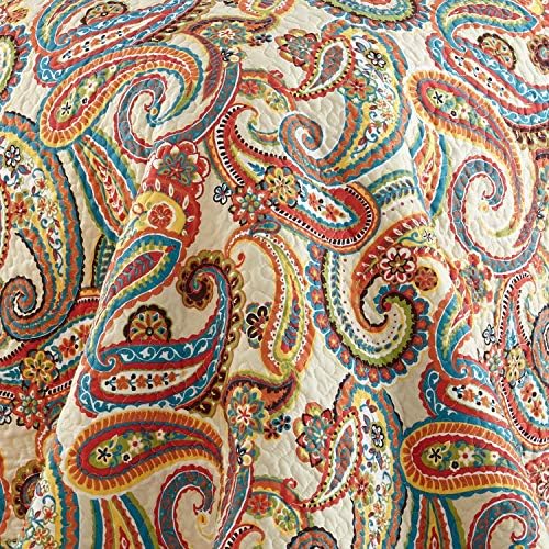 Levtex Home Alyssa Paisley King Cotton Quilt Set