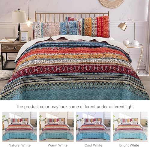 WONGS BEDDING Boho Twin Quilt Set