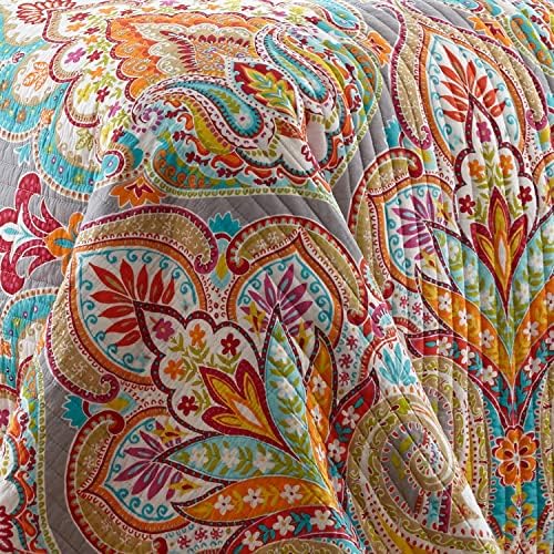 Levtex Home Marielle Grey Cotton Quilt Set