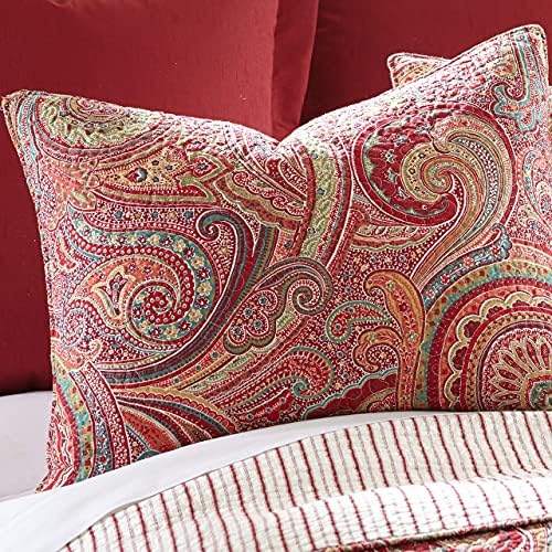 Levtex Home Spruce Red Quilt Set Twin XL
