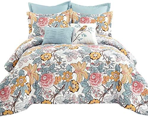 Lush Decor Sydney Comforter Set 7 Piece King
