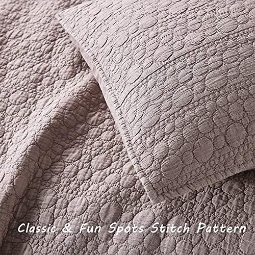 HORIMOTE HOME Quilt Set Twin Size With Cameo Rose Design