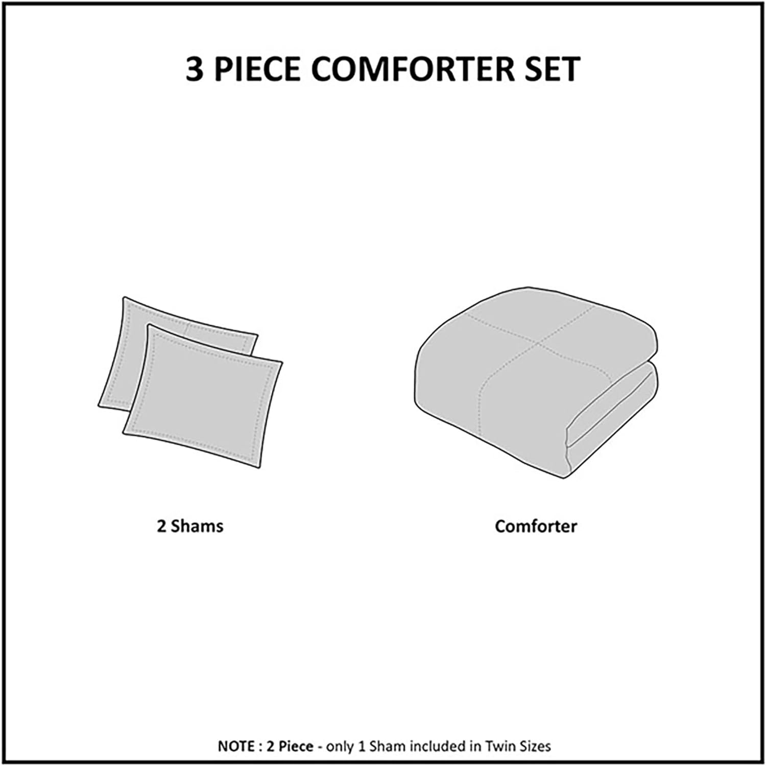 Madison Park Plush Comforter Set with Shams Ivory