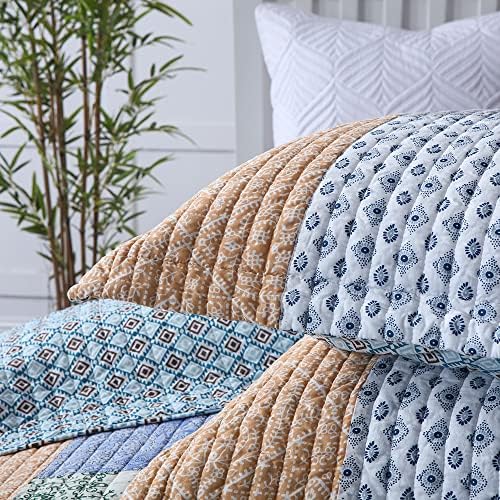 Autumn Dream Reversible Cotton Quilt Set King Size 1