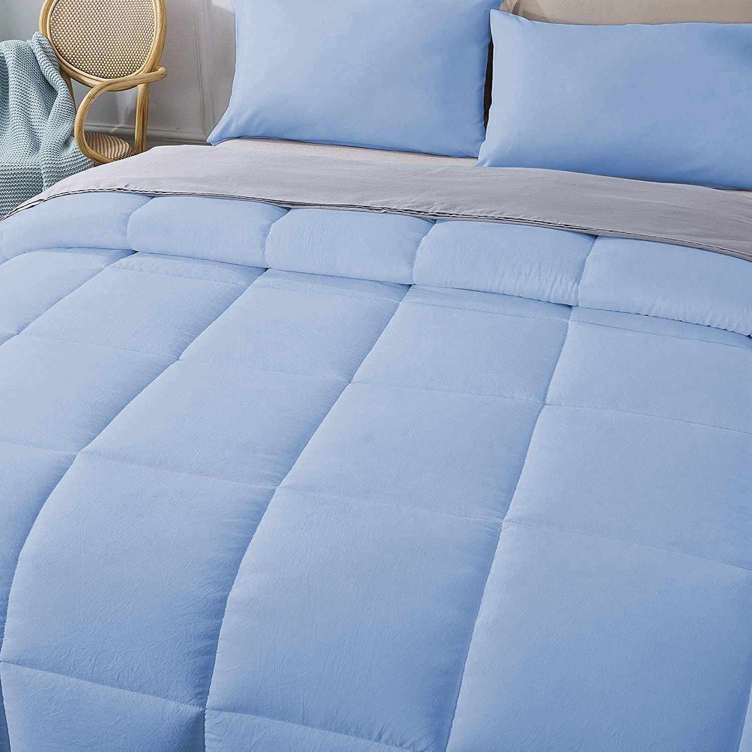 Luxury Reversible Comforter Set - Super King