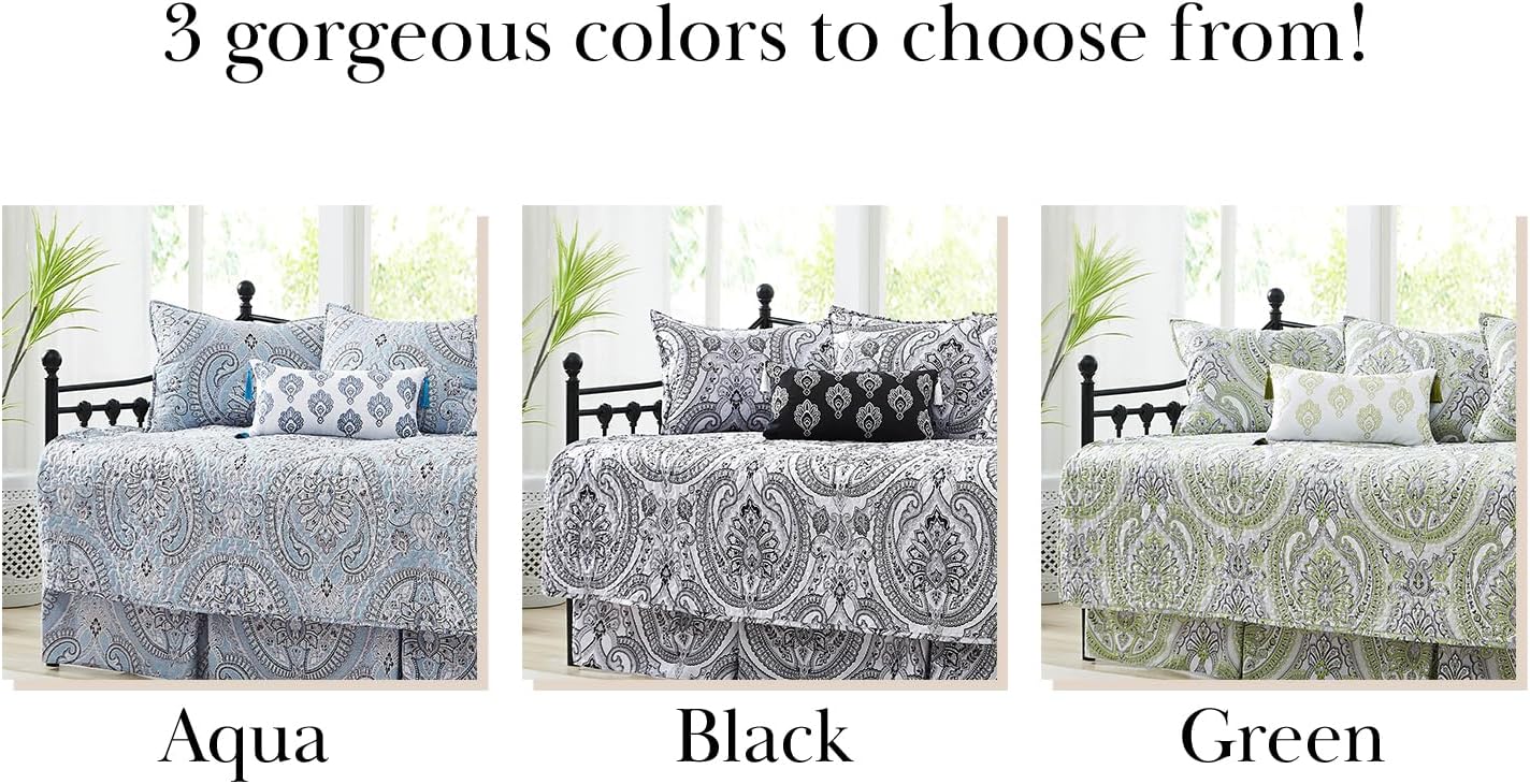 Southshore Fine Living Twin Daybed Comforter Set 6-Piece Boho Design