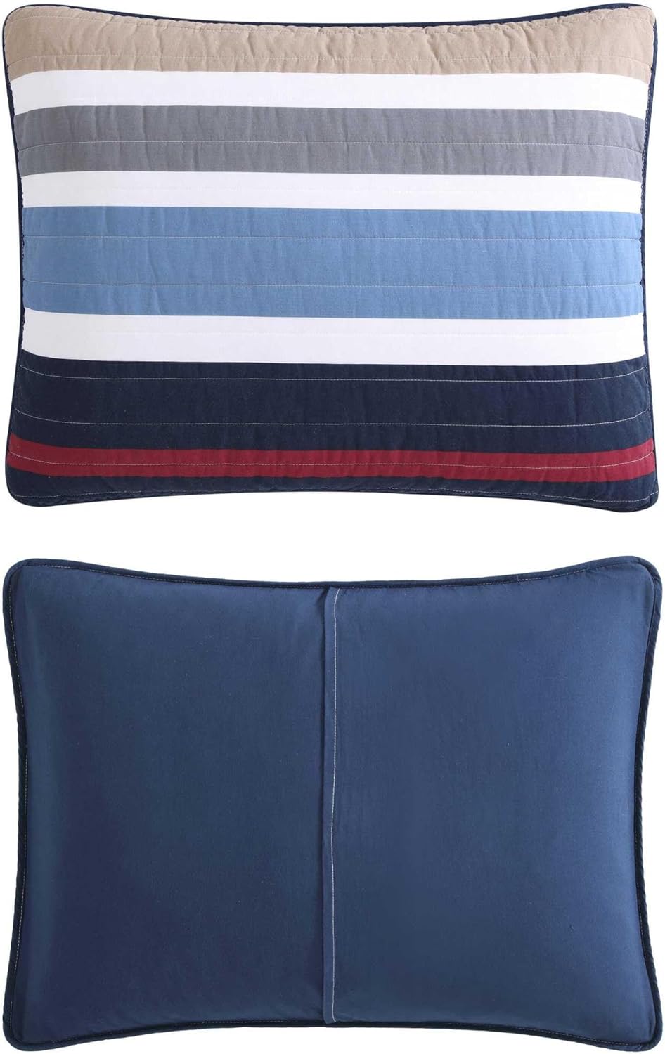 Nautica Twin Quilt Set - Reversible Cotton Bedding 1