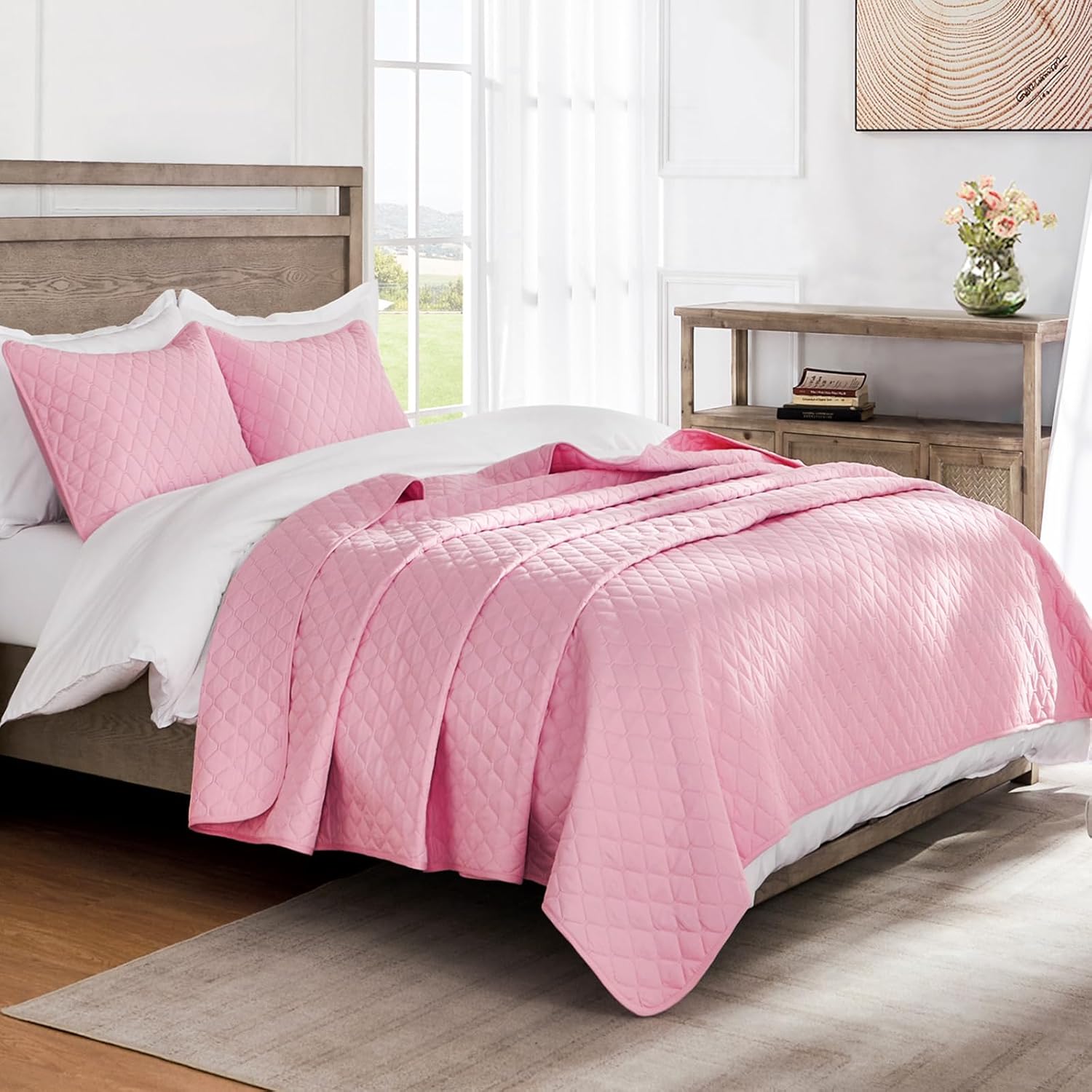 Exclusivo Mezcla Reversible Twin Quilt Set with Pillow Sham
