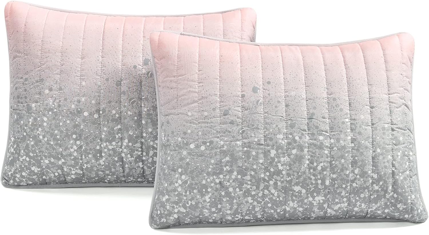 Lush Decor Glitter Ombre Quilt Set Twin 2 Piece