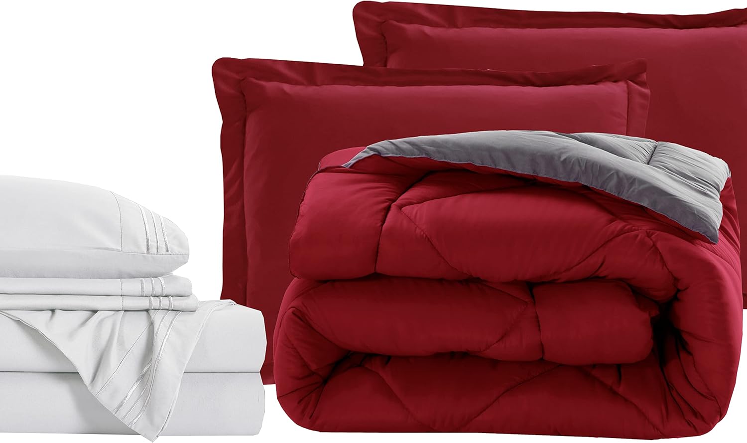 Elegant Comfort 7-Piece Queen Bed-in-a-Bag Set