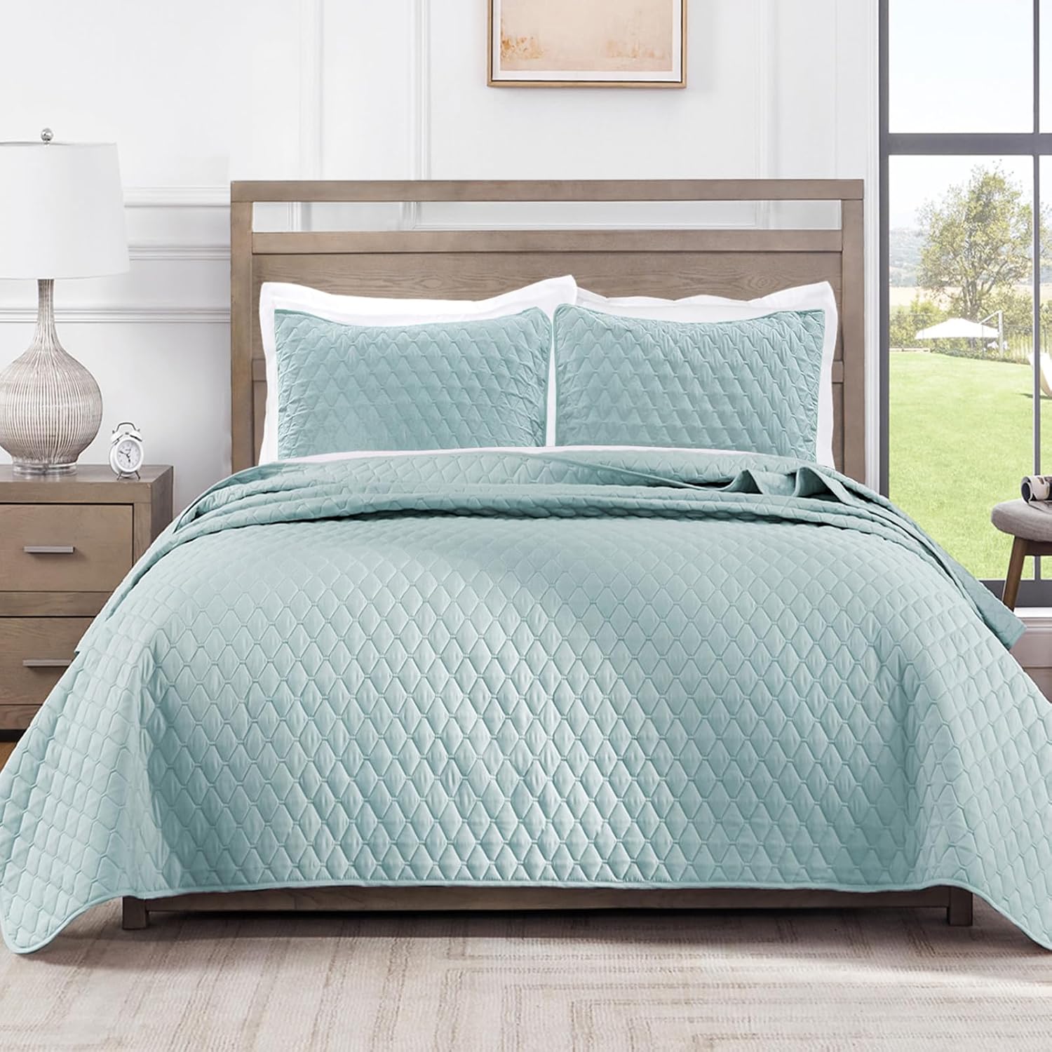 Exclusivo Mezcla Reversible King Size Quilt Set