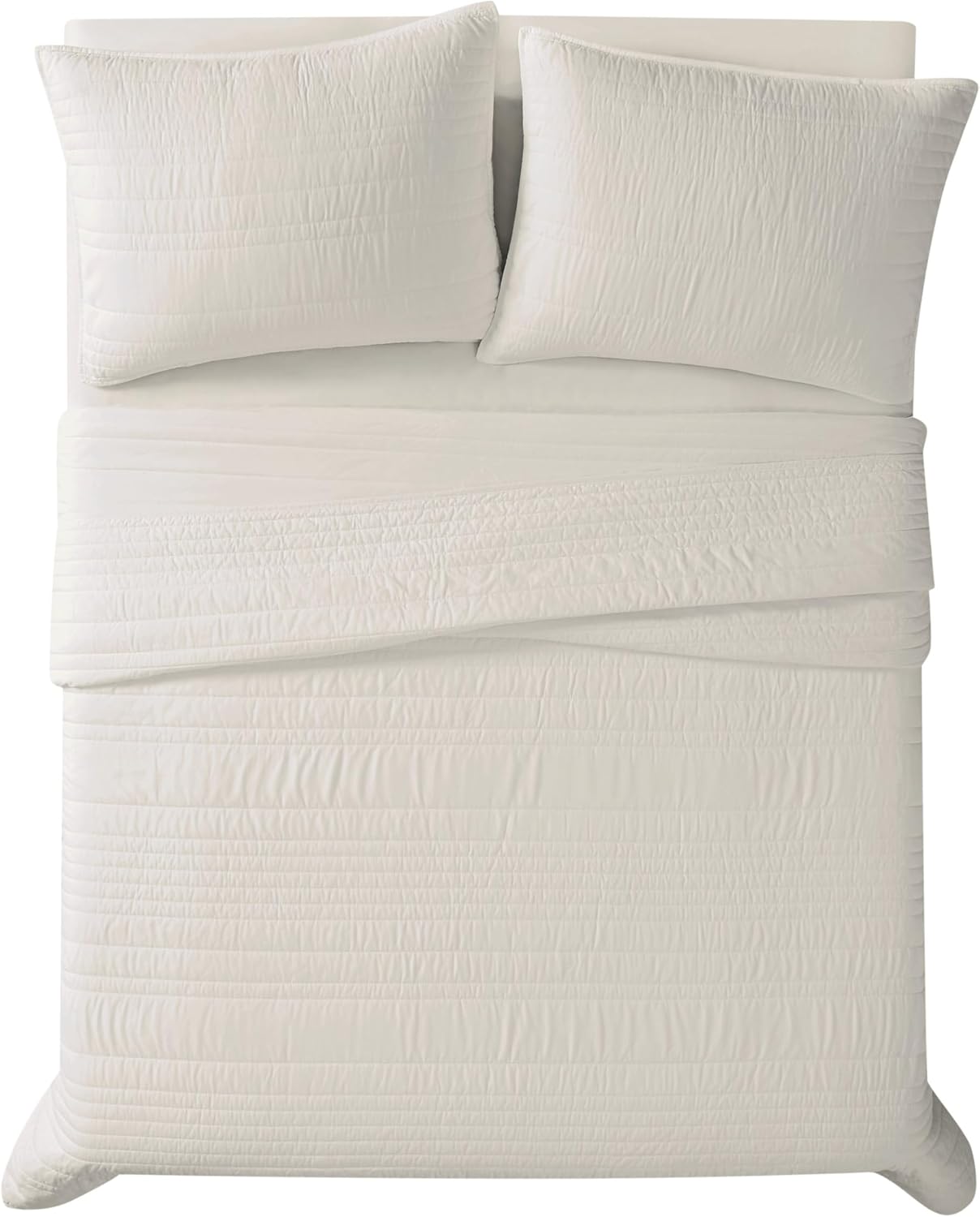 Truly Calm Quilt Set Khaki Twin XL 2-Piece