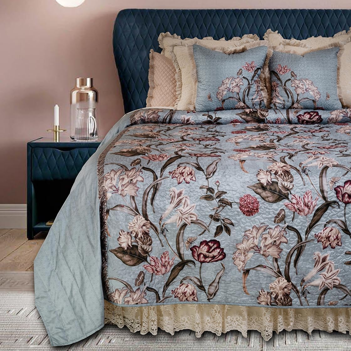 DIVA RICHE Tulip Duvet Cover Set 3pc Jade