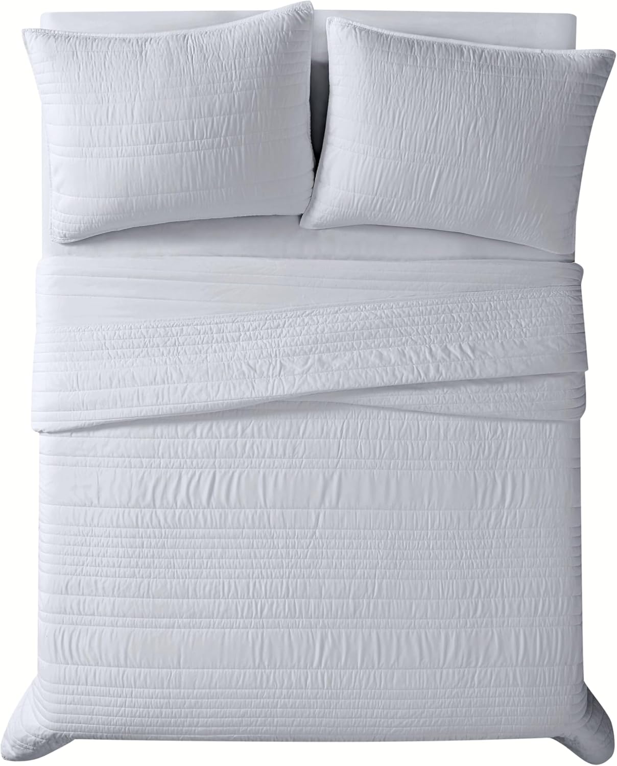 Truly Cram Quilt Set Grey 2-Piece Twin XL