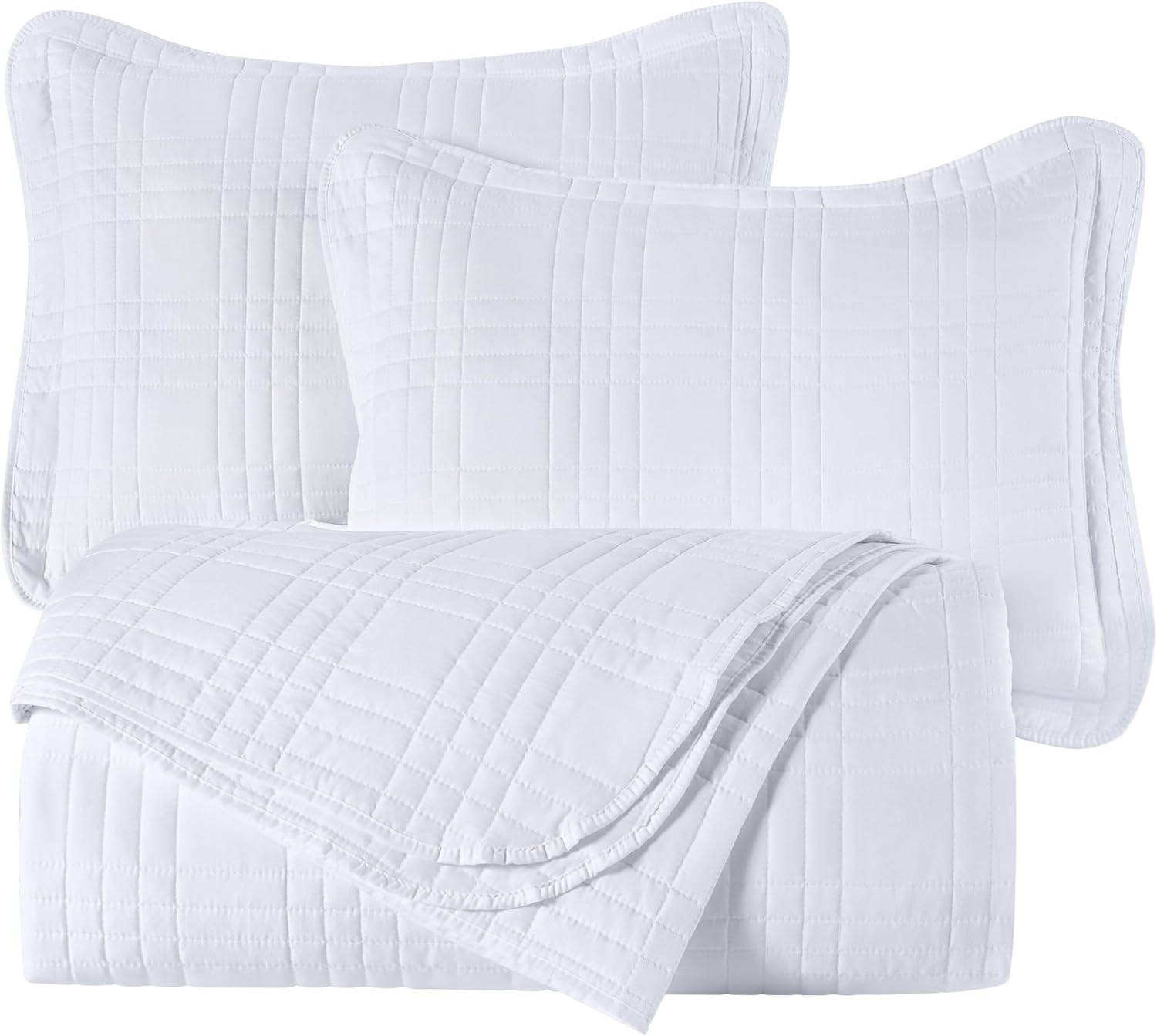 Chezmoi Kingston Twin XL Bedspread Set 2-Piece