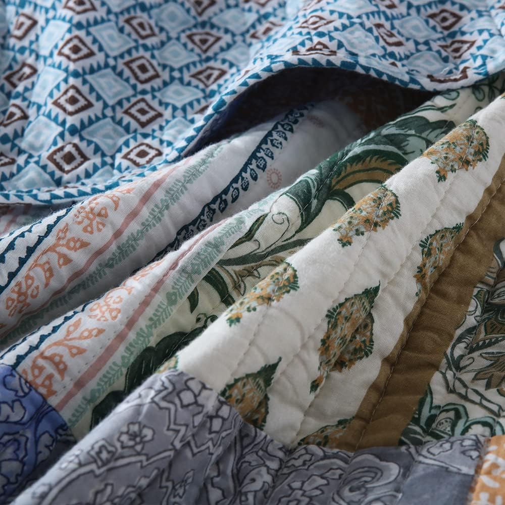 Autumn Dream Reversible Cotton Quilt Set King Size 1
