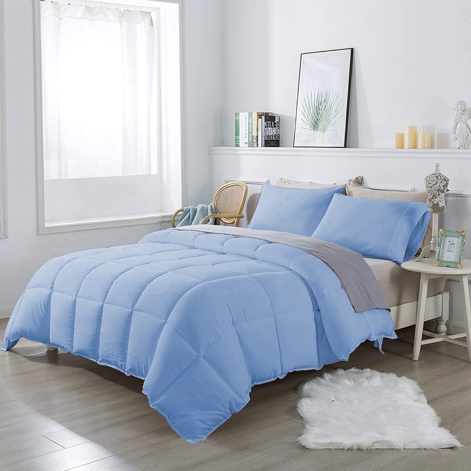 Luxury Reversible Comforter Set - Super King