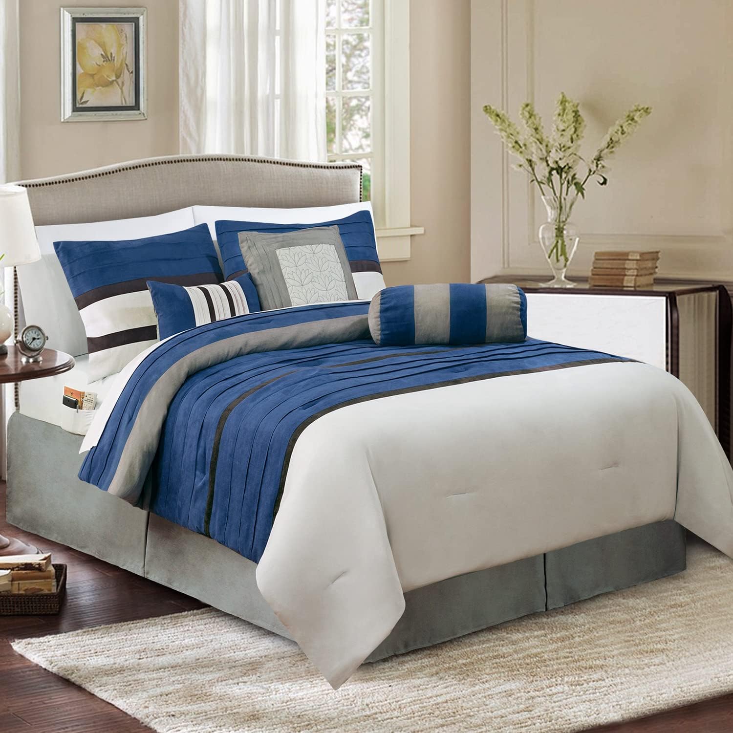 Elegant Comfort 12PC King Bed-in-a-Bag Set