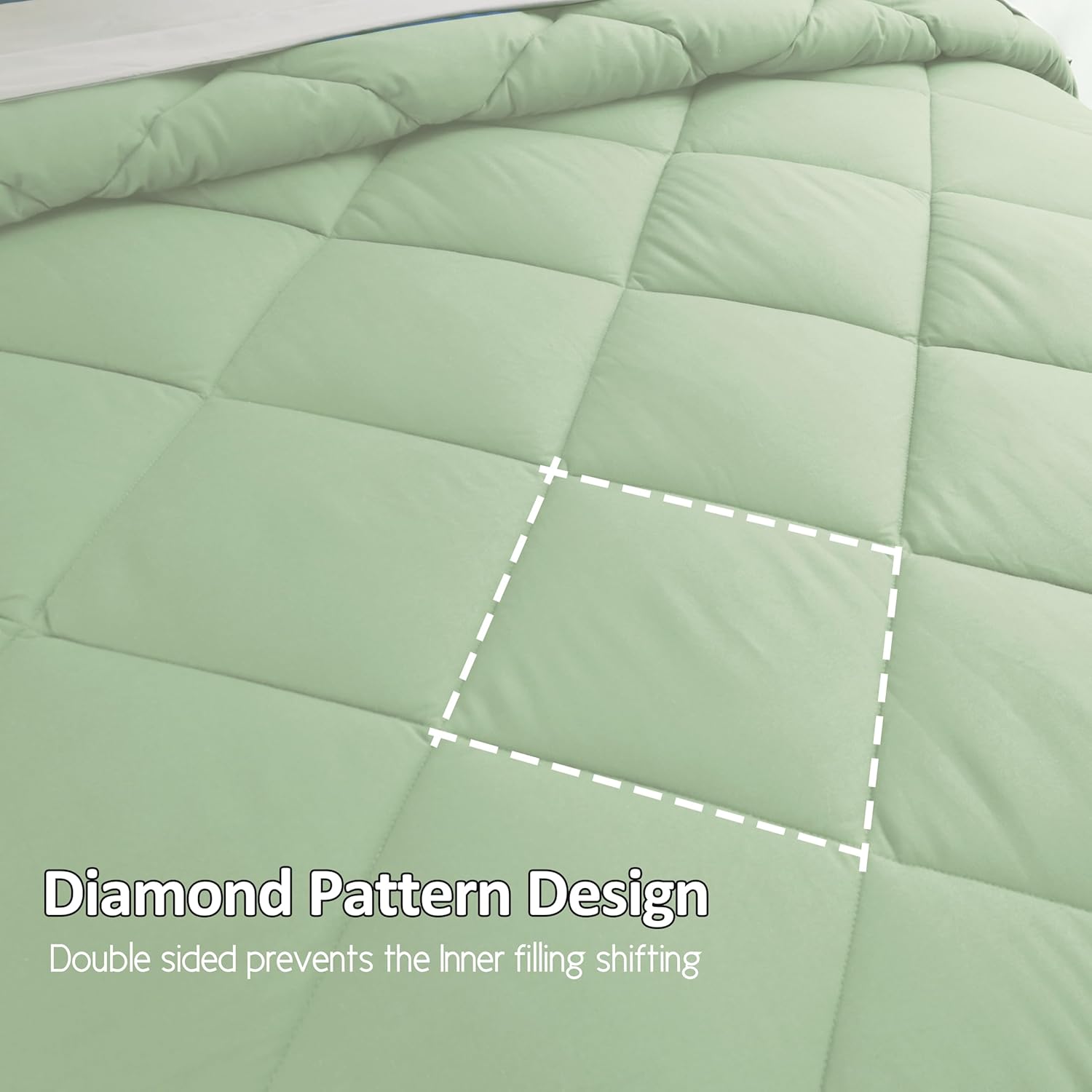 HIG Reversible 5-Piece Twin XL Comforter Set