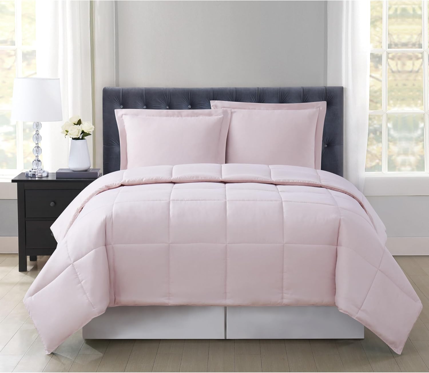 TRULY SOFT Reversible Blush Comforter Set Twin XL 2 Piece
