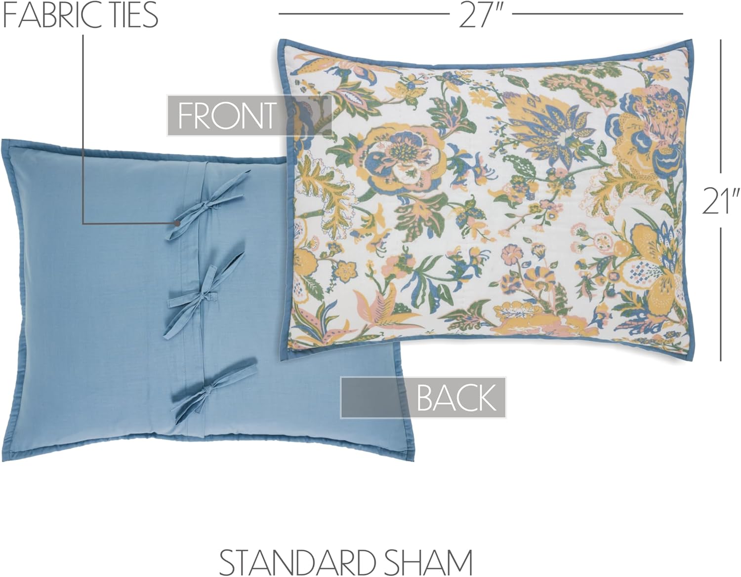 VHC Brands Wilder 3 Piece Quilt Set 1