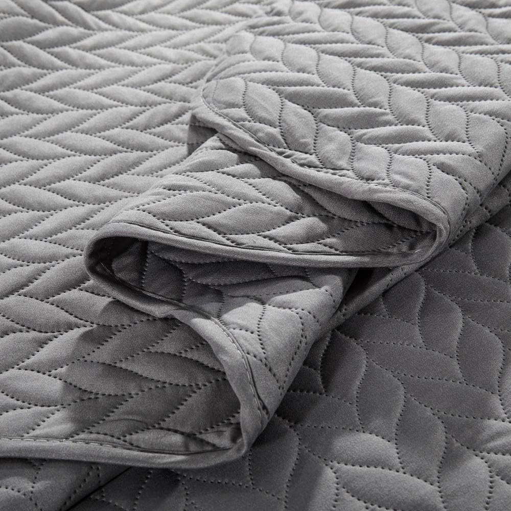 MOONLIGHT20015 Twin Quilt Set with Pillow Sham for All Seasons