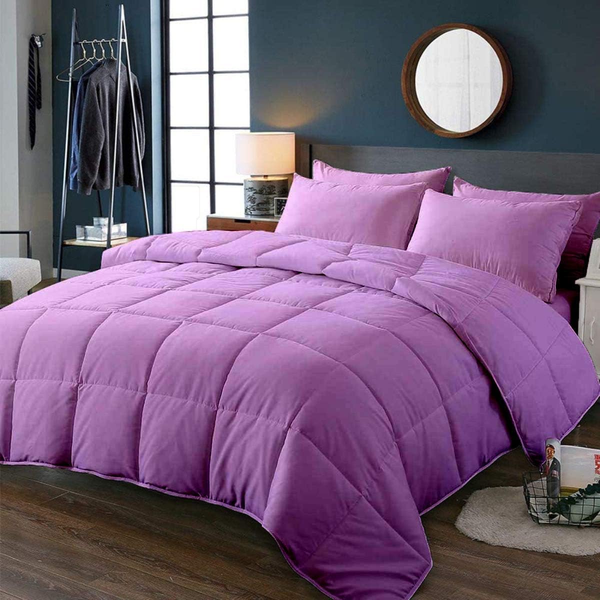 Restilon All Season Cooling Comforter Set 3 PCs Lilac Super King