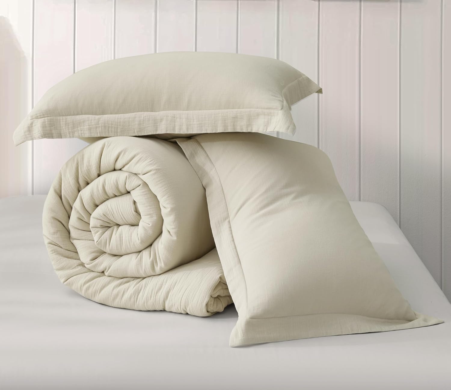 Chezmoi Breeze 2-Piece Cotton Gauze Comforter Set