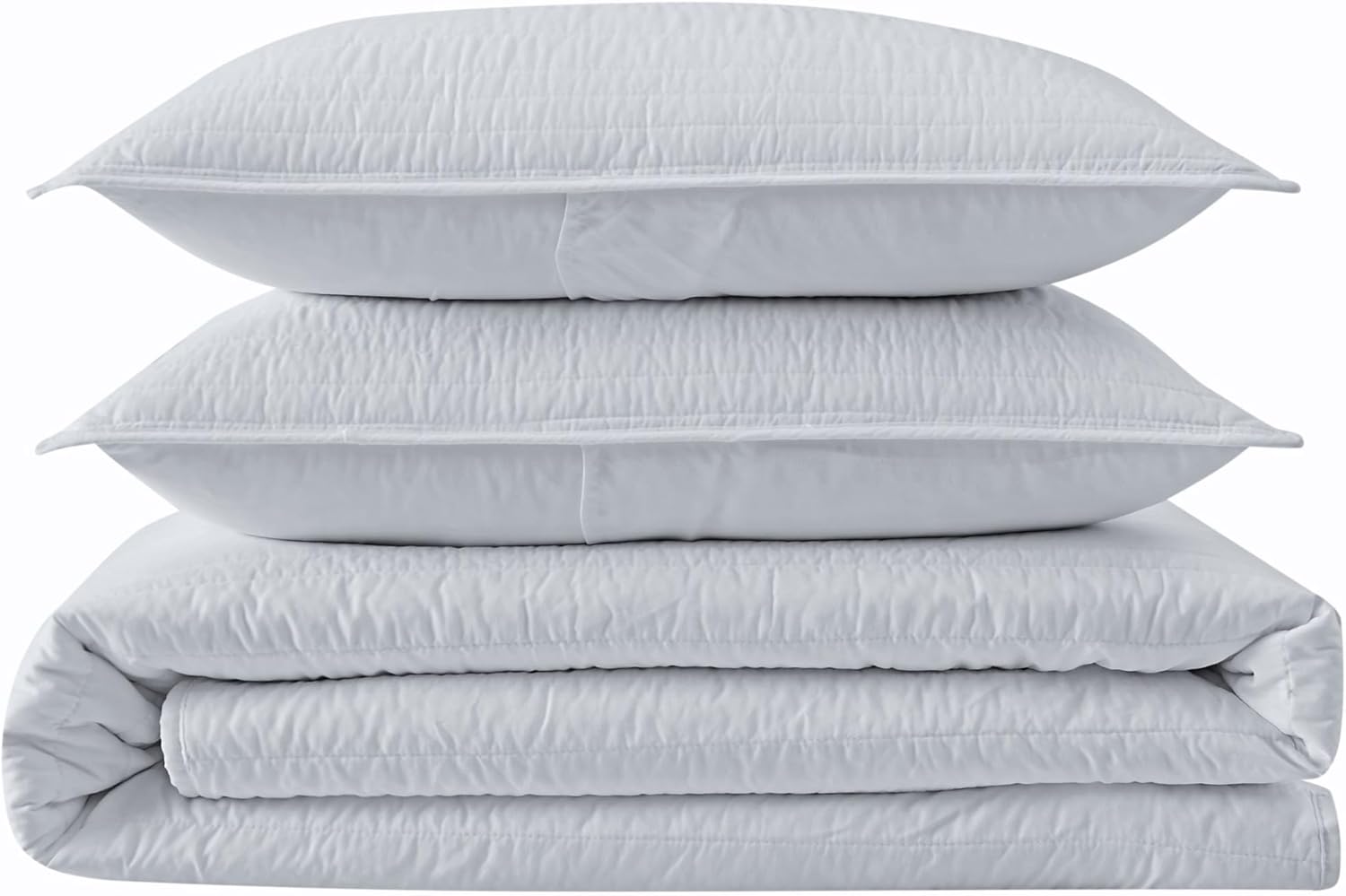 Truly Cram Quilt Set Grey 2-Piece Twin XL